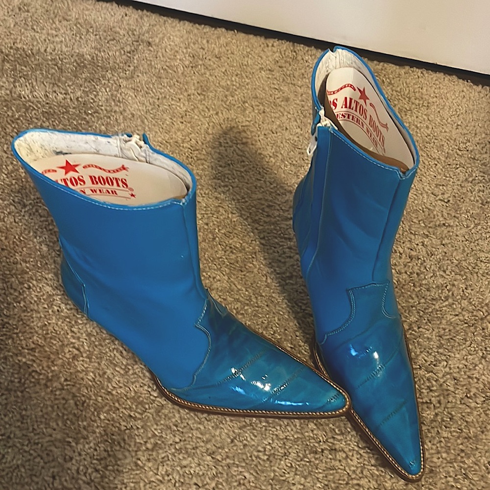 Leather Boots, NEW, Two pair, both are size 7, Heels are 3.5 heel.  Leather